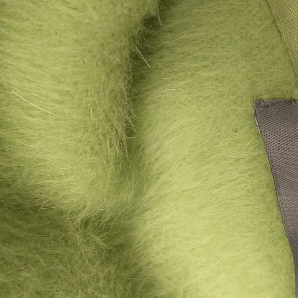 Alpaca Blend Jacket Soft Wool Light Lime Green by Eccoci Quality Classic size 16 - Picture 7 of 10